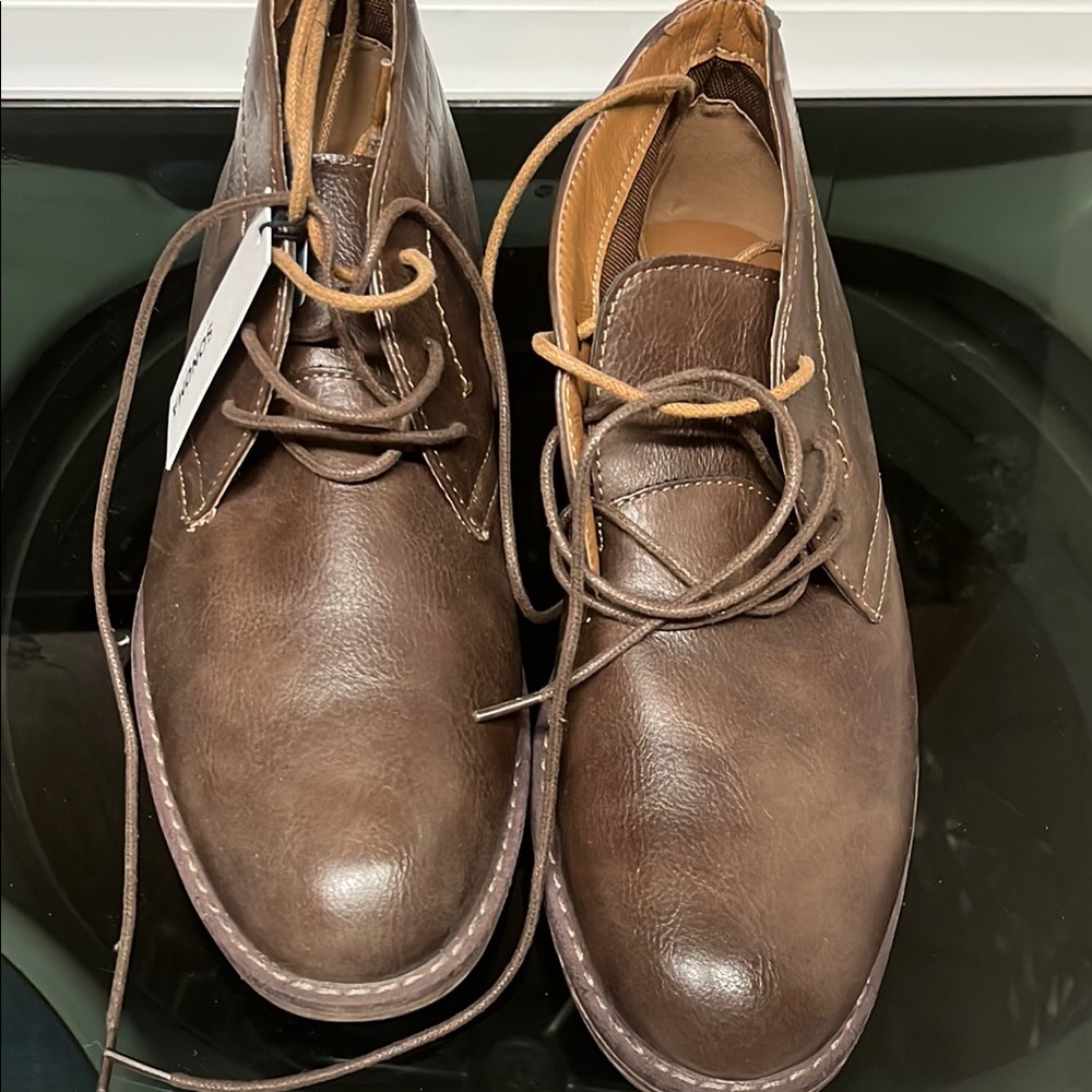 Men's Brown man made shoes